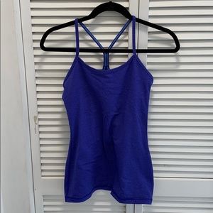 Lululemon power-Y tank in royal blue